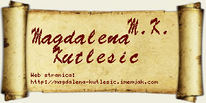 Magdalena Kutlešić vizit kartica